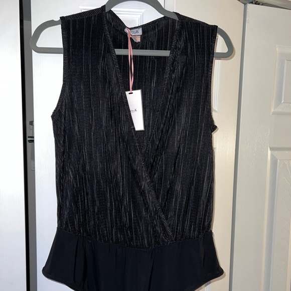 Wrap front black body suit - Picture 4 of 9